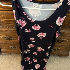 XL Blue & Pink Summer Dress
